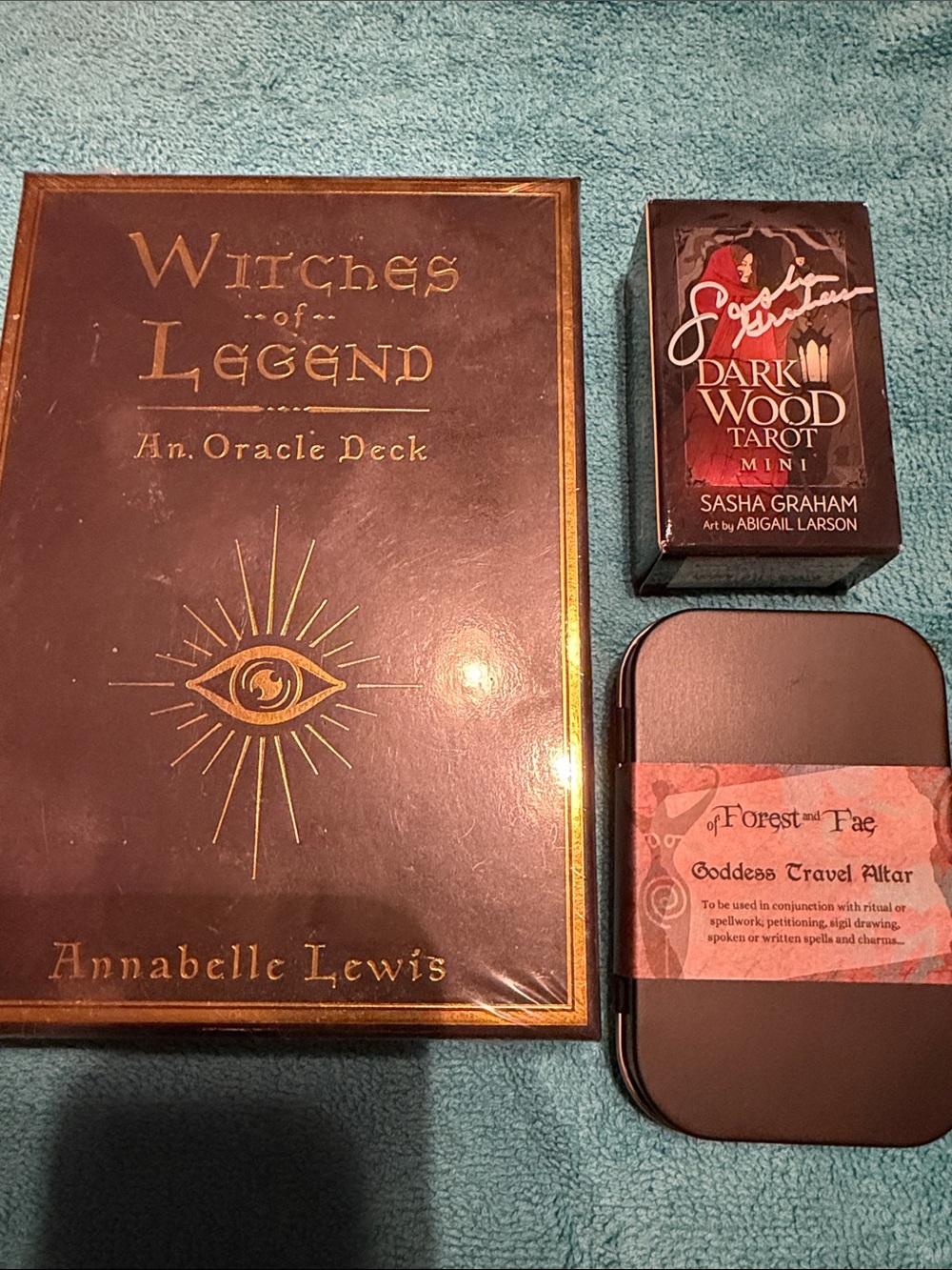 Annabelle Brown & Gold Witches of Legend Oracle Deck